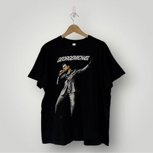 George Michael 25 Live Tour T-Shirt‎ Black Sz L